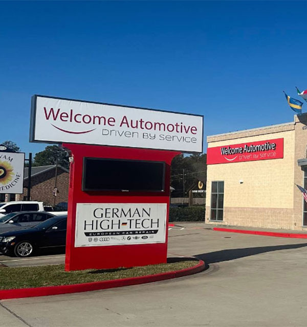 Welcome Automotive full-service auto shop in The Woodlands, TX